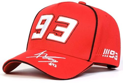 PRORACER Mütze Kappe Motorradpilot 93 (Rot)