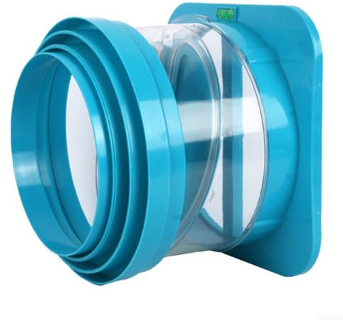 Clapet anti-retour pour hotte de cuisine et salle de bain (bleu)