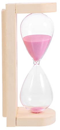 Garneck Hitzebeständige Sanduhr Aus Holz Sauna-Timer Holz Und Glas Sanduhr Dekorativ Und Elegant
