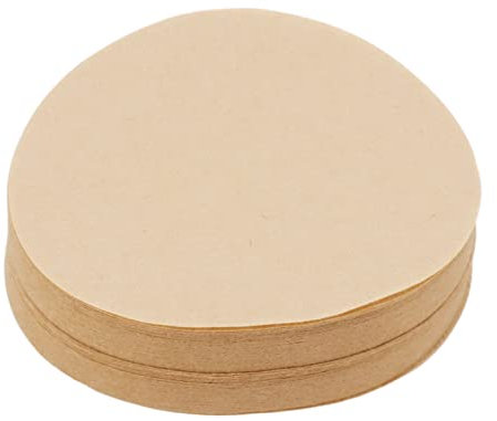 Akozon 64mm Unbleached Paper Coffee Filters for Pour Over - 100 Pack, for 1-2 Cup Brew, Eco-Friendly, Compatible with Most Drippers