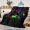 Decke Gamepad Kuscheldecke,Warm und Flauschig Kinder Gamer Decken Flanelldecke,mikrofaser Couchdecke Raumdekoration(Gamepad B, 130x150cm)