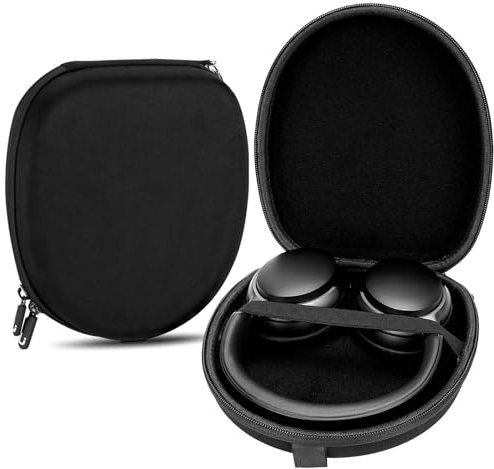 Linkidea Custodia per cuffie compatibile con JBL, Sony, Bose, B&O e altri, custodia protettiva da viaggio di ricambio (nero)
