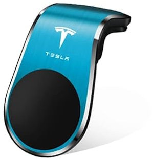 AUJSHDH Handyhalterung Auto, für Tesla Model S Plaid X 2012~2023 2015 Ultra-Stabiler Lüftung KFZ Handyhalterung Kratzschutz KFZ Handy Halterung EIN-Knopf-Release,B