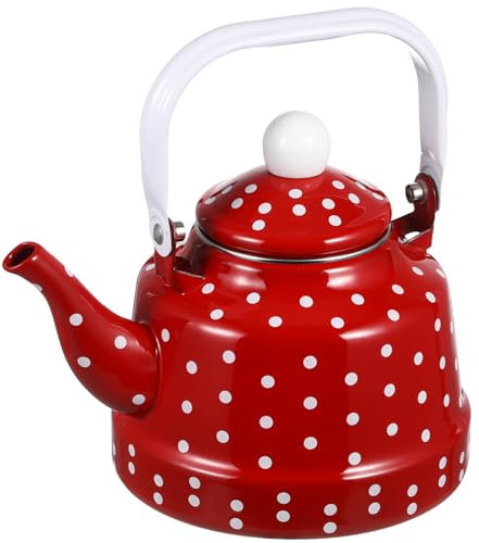 Hemobllo Enamel Teapot Filter for Kungfu Tea Stovetop Kettle Thickened Vintage Kitchen Teapot for Boiling Water
