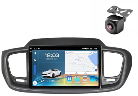 Android 15 Autoradio für Kia Sorento 3 2014 2015 2016 2017-2020 GPS Navigation 9 Zoll Touchscreen Auto Stereo Mit Multimedia-Player Car Radio FM SWC RDS Carplay Android Auto (Y9 8Core 6+128G 2K)