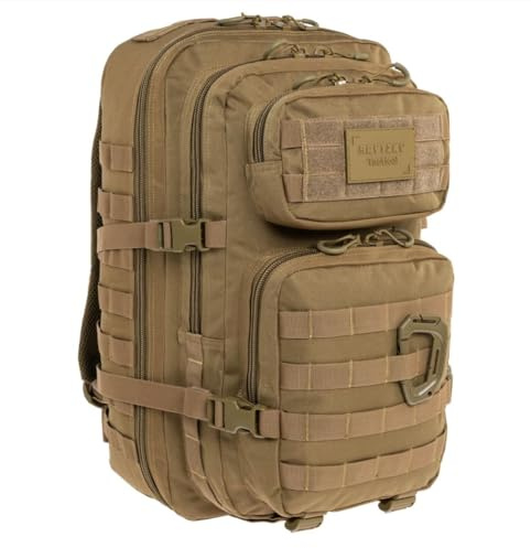 BRYTZKY Tactical Polygon Large 36L Taktischer Rucksack – Coyote | Militär & Outdoor Rucksack Herren | Mit MOLLE-System & Fach für Trinkblase | Ideal für Trekking, Camping & Survival | 51×29×28 cm