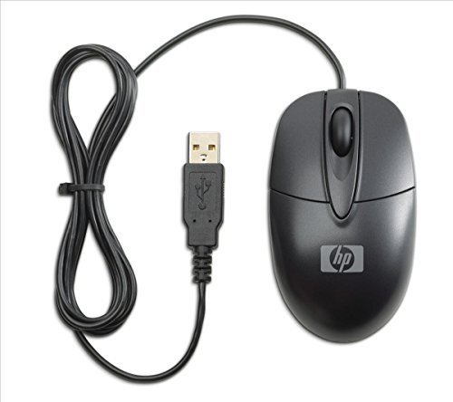 HP Souris optique de voyage 3 boutons Filaire USB
