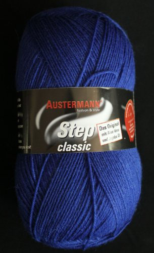 Step Classic Austermann mit Aloe Vera und Jojobaöl Sockenwolle 100 g Farbe 1017