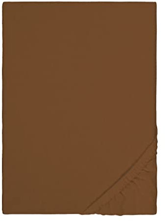 biberna Feinbiber-Spannbetttuch 0002744 Chocolate 1x 180x200 cm - 200x200 cm