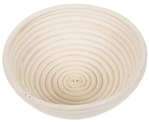 SIDCO Gärkorb Gärkörbchen Brot Teig Korb Form Gärkörbe Peddigrohr 1 kg rund Ø ca 23 cm