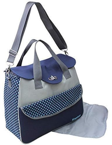 GMMH Baby Kinder Wickeltasche Tasche Windeltasche Babytasche Reisetasche (Blau 1)