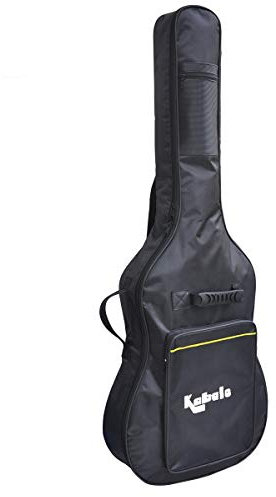 Kabalo - Universal Black Acoustic Classical Full Size Waterproof Padded Guitar Bag Carry Case Gigbag Backpack