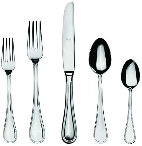 Mepra 102322005 Boheme 5 Piece place Setting, in acciaio INOX