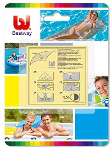 Bestway Heavy Duty Self Adhesive Inflatable Patch Repair Kit 10 Patches