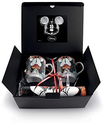 Egan Mug Set Collezione Disney Mickey Mouse Love. Oggetto Realizzato in Altro di Colore Arancione e Bianco e Multicolore. La referenza è WMSET/22
