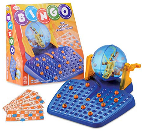 Toyrific | Complete Classic Bingo Game Set, Traditional Family Game, Educational 72 Cards and 90 Numbered Balls for Children and Adults