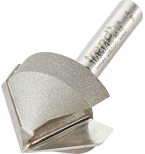 Trend 11/30 x 1/4TC cortador de fresa V Groove 45 grados – plata