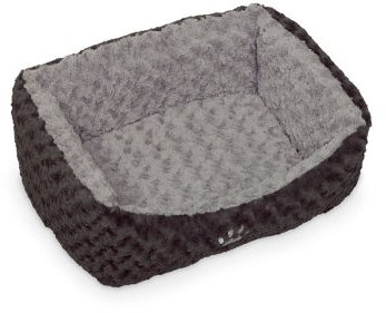 Nobby Komfortbett SEOLI dunkelgrau / hellgrau L x B x H: 75 x 60 x 23 cm