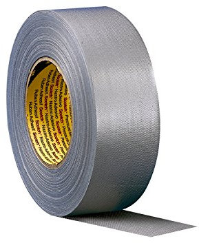 3M Premium Gewebeklebeband 389, silber, 50 mm x 50 m (1-er Pack)