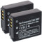 2X Batterie Compatible avec Panasonic CGA-S007, DMW-BCD10, Compatible avec Lumix DMC-TZ5, TZ11, TZ15, TZ50