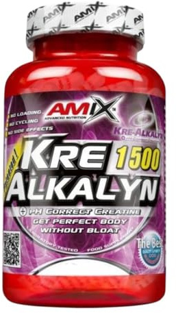 AMIX - Creatine Monohydrate - Kre-Alkalyn - 150 Capsules - Ideal for Athletes - Supplement to Increase Strength - Improved Absorption - Proteins to Increase Muscle Mass