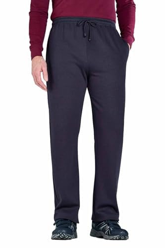Chums Men's Jogging Bottom Trouser Pants Leisure Pull-On Fleece Bottoms | Open Bottom, Easy Care Casual Tracksuit Pants with Drawstring & Pockets (including Big & Tall sizing)