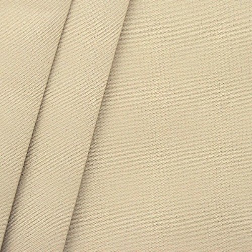 STOFFKONTOR Outdoor Stoff Markisenstoff - Beige - Outdoorstoff Meterware wasserabweisend - Sonnenschutz Stoff blickdicht und farbecht