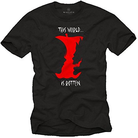 MAKAYA This World is Rotten - Shinigami T-Shirt für Herren