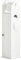SoBuy® FRG135-W Support Papier Toilette Armoire Porte-Papier Toilette Porte Brosse WC Meuble de Salle de Bain sur Pied en Bois - Blanc