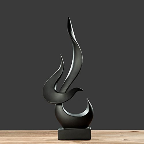 KaKille Noir Simple Abstraction Art Décoration Cave à vin Décoration Intérieur Salon Table Basse Meuble TV Office Bureau Design