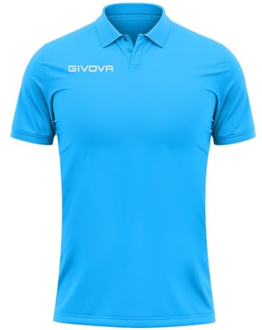 Givova Polo Cotone Piquet Summer Turchese Tg. XS