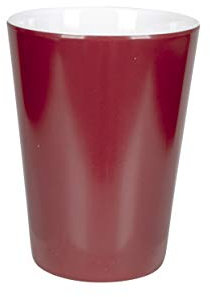Bo-Camp - Taza (melamina, 8,5 cm), color rojo