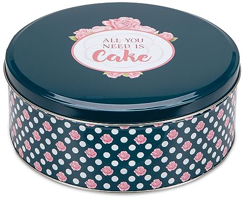 Städter 710085 - Scatola per biscotti All you need is Cake, in latta