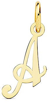 Inmaculada Romero IR Colgante oro 18k letra inglesa A mayúscula 14mm. lisa calada