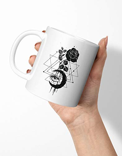 BLAK TEE Moon Rose Porcelain Coffee and Tea Mug 330 ml