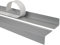 Quest Treppenkantenprofil Selbstklebend 40x25mm – Antirutsch Treppenkantenschutz aus Kunststoff PVC – Grau, 80cm