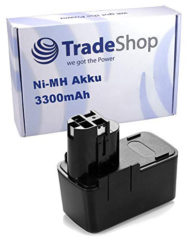Batterie Ni-MH haute performance pour visseuse sans fil Bosch GSR 14.4 VE, GSR 14,4 VES2, GSR 14,4 VPE2, GSR 14,4 VES-2, GSR 14,4 VPE-2/14,4 V 3300 mAh
