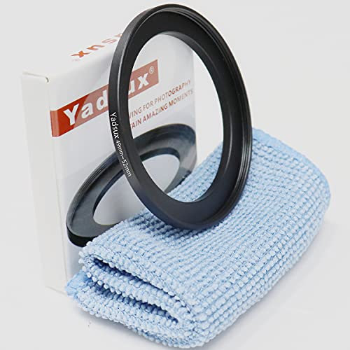 49 mm auf 52 mm Step-Up-Ring, für Kameraobjektive und Filter, Metallfilter, Step-Up-Ringadapter, der Anschluss 49 mm Objektiv auf 52 mm Filterobjektiv-Zubehör