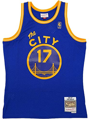 Mitchell & Ness Swingman Mesh Jersey State Warriors 1996 Chris Mullin - S