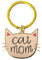 Fancychain Schlüsselanhänger Cat Mom Katze Kätzchen Kater Kitten Schnurrbart Als Geschenkidee Katzen Liebhaber Silber Rose