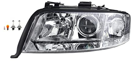 Johns, Scheinwerfer Halogen Front passend für Audi A6 4B 08/01-01/05 Links Leuchtmittel
