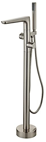 XJTNLB Grifo de Banera Exenta Grifo Independiente para Bañera Níquel Cepillado Grifos Duchas de Baño