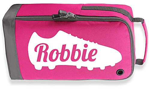 Always Looking Good Personalised Football Boot Bag Shoe Bag Football Gift Hot Pink
