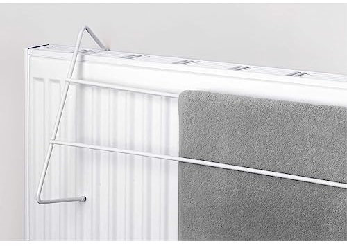 Shop4allsorts Set Of 2 Radiator Clothes Airers 2 Bar Small Space Compact Towel Airer Drying Rack