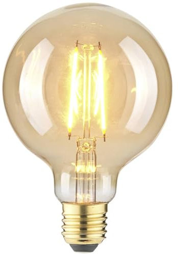 LightMe LM85059 LED E27 Globeform 2.5 W Bernstein (Ø x L) 95 mm x 140 mm 1 St.
