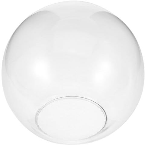 Gadpiparty Paralume in Vetro Globo Trasparente 5 Pollici Ricambio Paralume Per Lampada a Sospensione Sfera in Vetro Per Decorazione Interni Soggiorno Studio Caffetteria