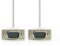 NEDIS Cavo seriale - Connettore D-SUB 9 pin - Connettore D-SUB 9 pin - Nichelato - 2.00 m - Rotondo - PVC - Avorio - Etichetta