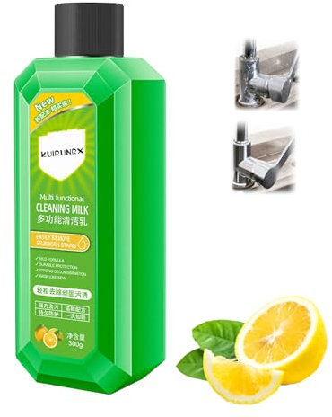 KUIRUNRX® Limpiador, Quitagrasas Limpiador, Potente Limpiador Multifuncional, Elimina sin esfuerzo la Grasa y Suciedad, Para Cocina, Baño y Coche, Apto para Todas las Superficies y Tejidos