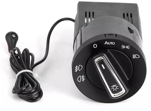 lcyen Scheinwerferschalter mit Lichtsensormodul Automatischer Lichtschalter für VW Golf Mk4 4 Bora Jetta Passat Polo Scheinwerferschalter 1C0941531A 1C0941531