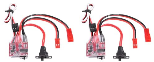 Treuil RC ESC, Contrôleur de Vitesse électrique brossé 30A Contrôleur de Commutateur de Treuil ESC pour Voiture sur Chenilles RC à L'échelle 1/10